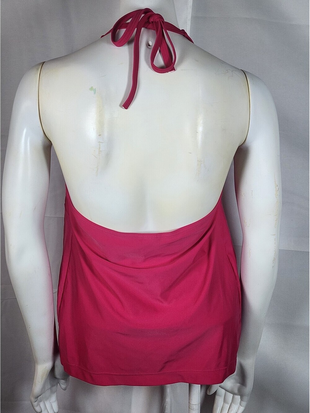 Old Navy Maternity Pink Halter Tankini Swim Top Medium - Picture 4 of 5